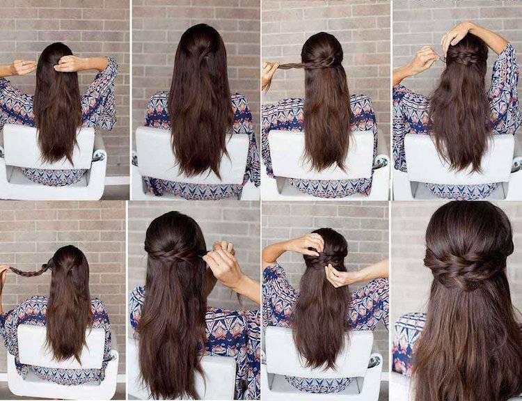 Las mejores propuestas de peinados sencillos y sofisticados para el empleo. 25 - 【MioEstilo】 peinado simple rápido cabello largo dos trenzas