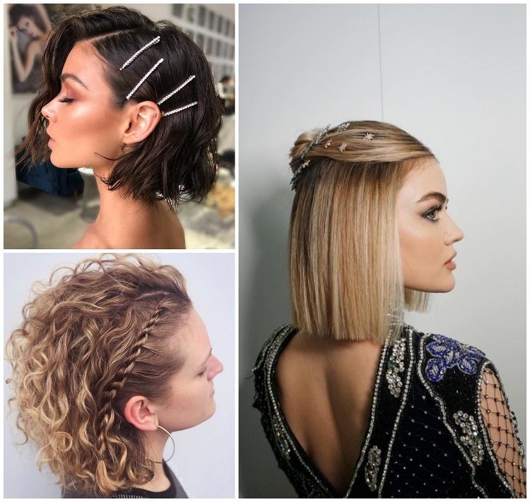 peinados de invitadas a boda 2023 para cabello mediano largo peinados de invitada a boda cabello recto ondulado cuadrado