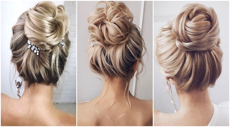 Peinado bohemio para invitadas a boda, moño fácil para cabello largo