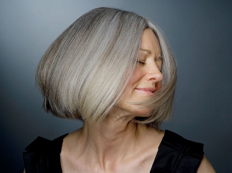 balayage en canas tendencia