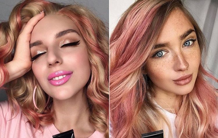 maquillaje para el cabello productos de coloración caseros adaptados instrucciones de uso recomendaciones diferentes tipos de cabello
