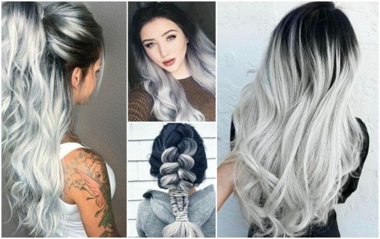 ¿Mechas plateadas o balayage en cabello oscuro y claro? 18 - 【MioEstilo】 balayage en tonos hielo rubio para cabello negro