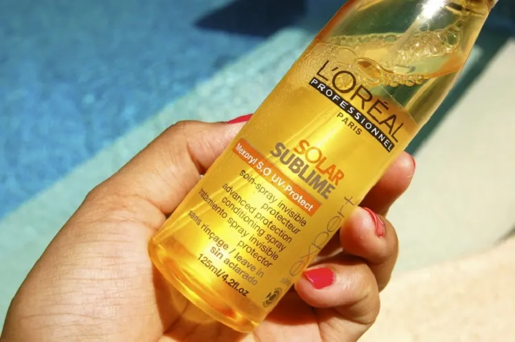 protector solar cuidado del cabello con aloe vera spray solar l'oreal