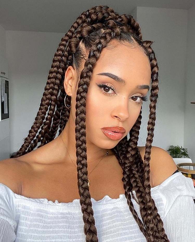 trenzas de cabello afro.bellezas
