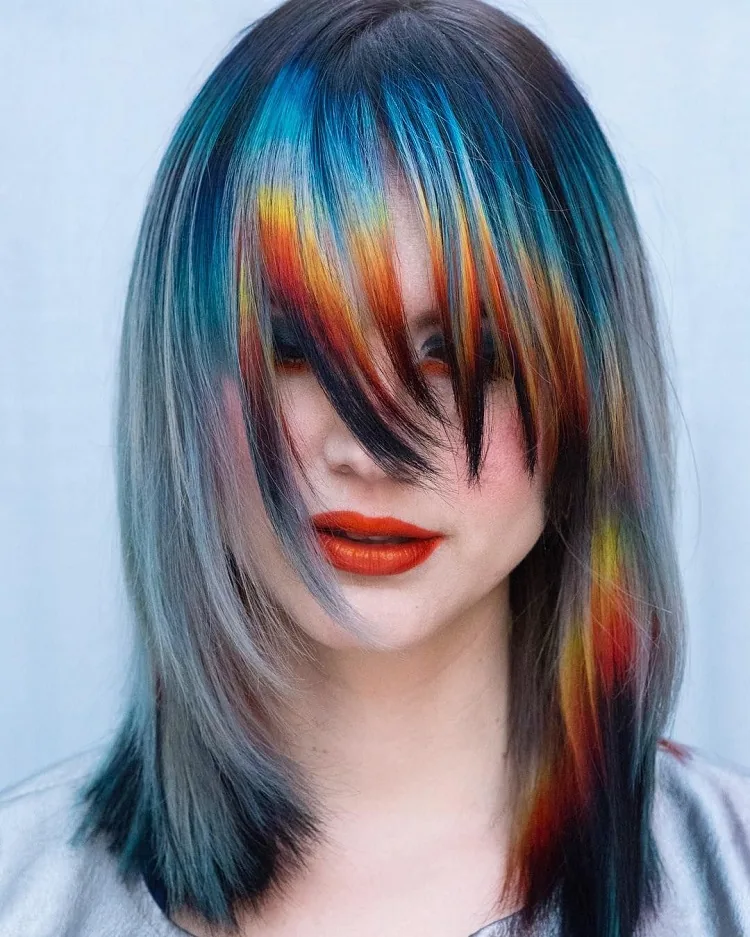 coloración degradada del cabello