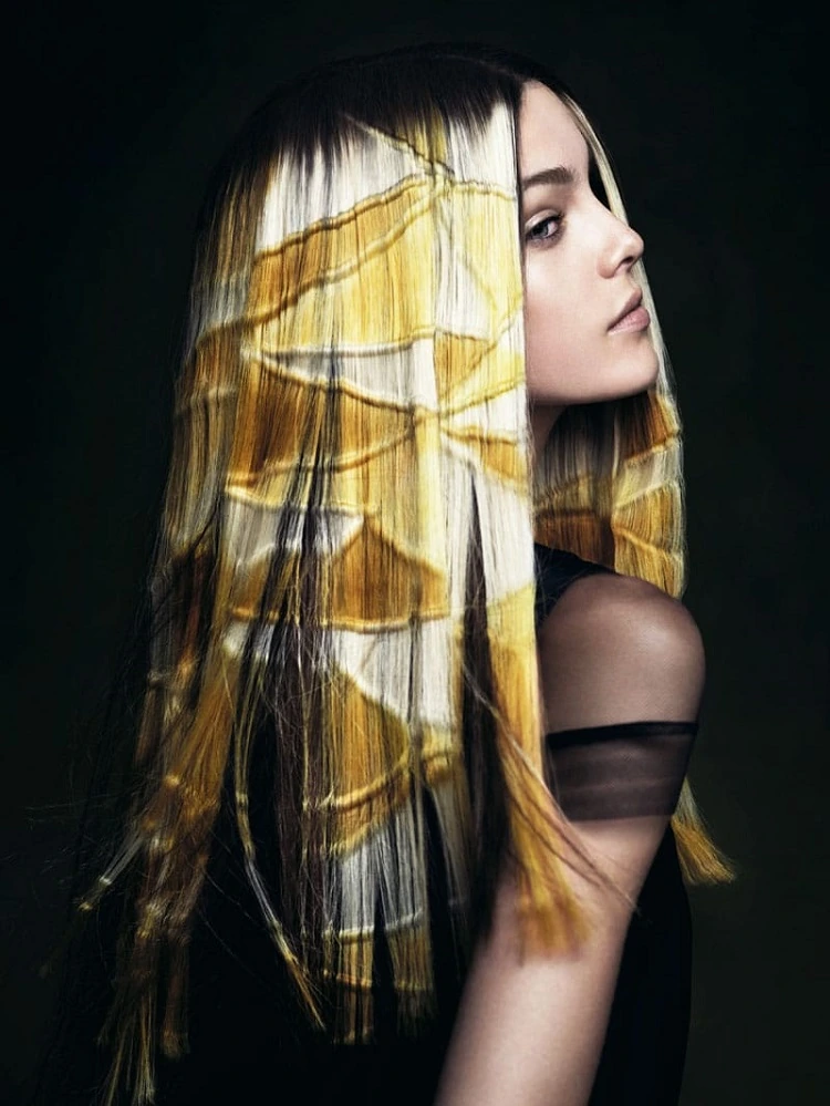 cómo crear cabello con efecto grafito
