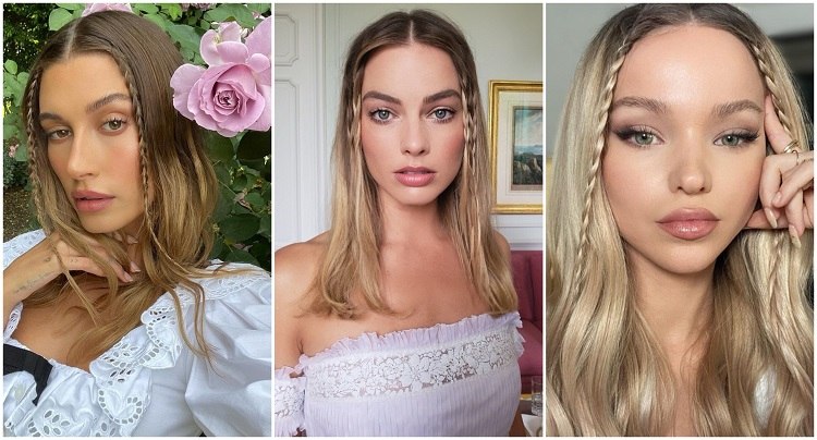 Peinado ideal para el regreso a clases: mini trenzas en los laterales