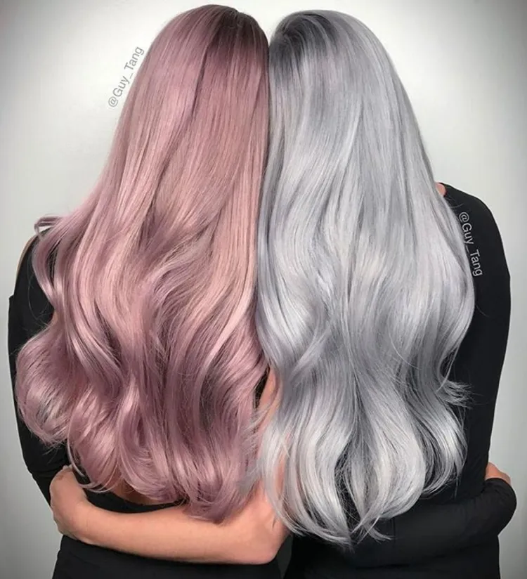 Cabello color "acero" 10 propuestas para incorporarlo con estilo 7 - 【MioEstilo】 La coloración Acero en el Cabello desaconseja a personas con problemas hormonales aclarar el cabello durante días críticos