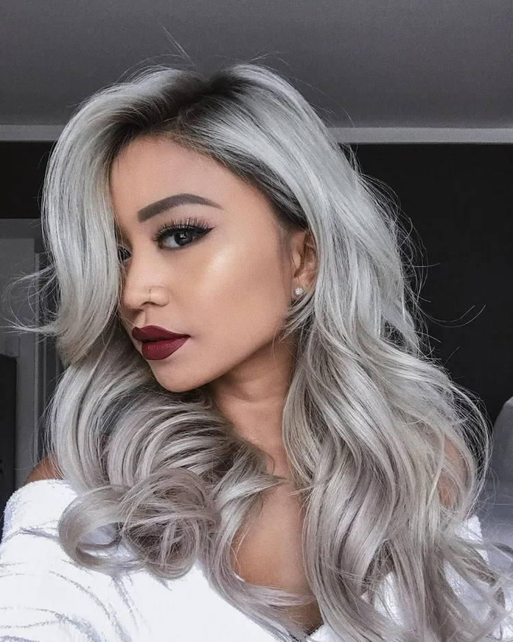 Cabello color "acero" 10 propuestas para incorporarlo con estilo 5 - 【MioEstilo】 Tono Acero en el Cabello ventajas desventajas balayage elegante frío