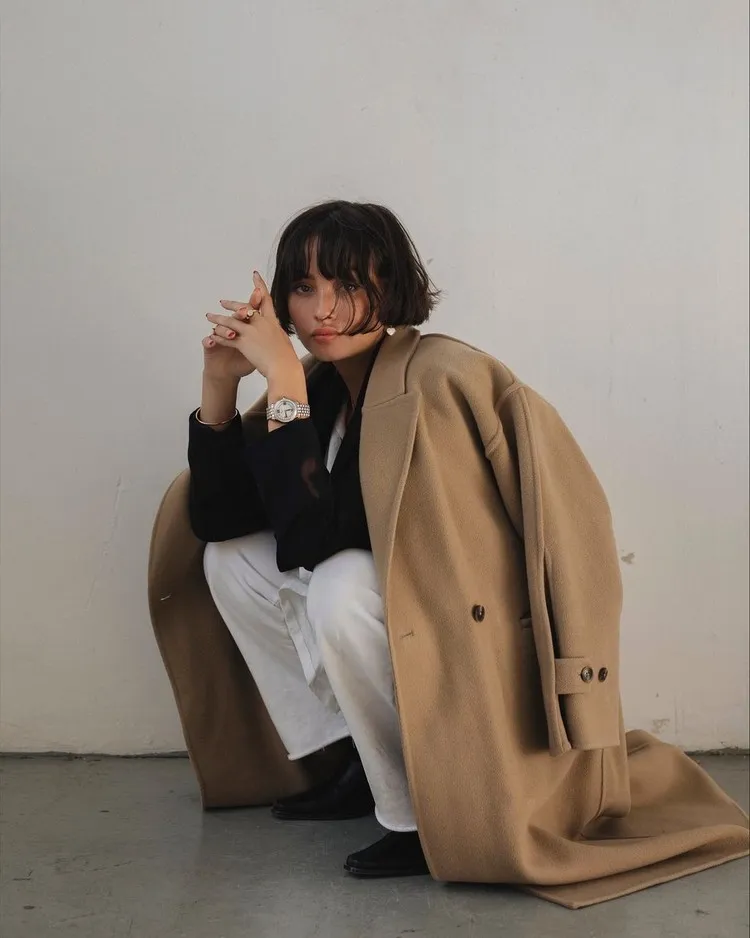 ¿Te gusta el bob con flequillo de estilo francés? 8 - 【MioEstilo】 Bob corto con flequillo Rutina de peinado francés de Taylor LaShae