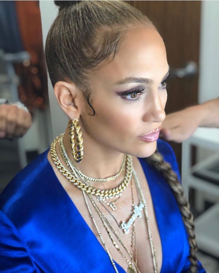 J Lo cabello tendencia cabello bebé mujer 2021