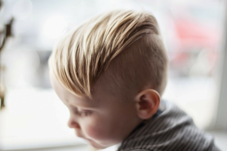 corte de cabello infantil-degradado-peinado varonil