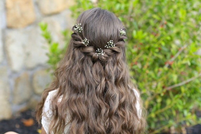 peinado sencillo de lograr corona trenza cabello largo