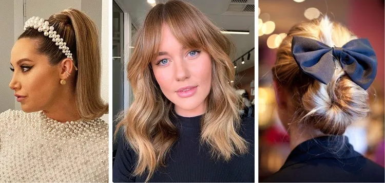 Tendencia de peinado de otoño para mujeres 2021 para cabello rubio en 10 ideas simples que son un éxito.
