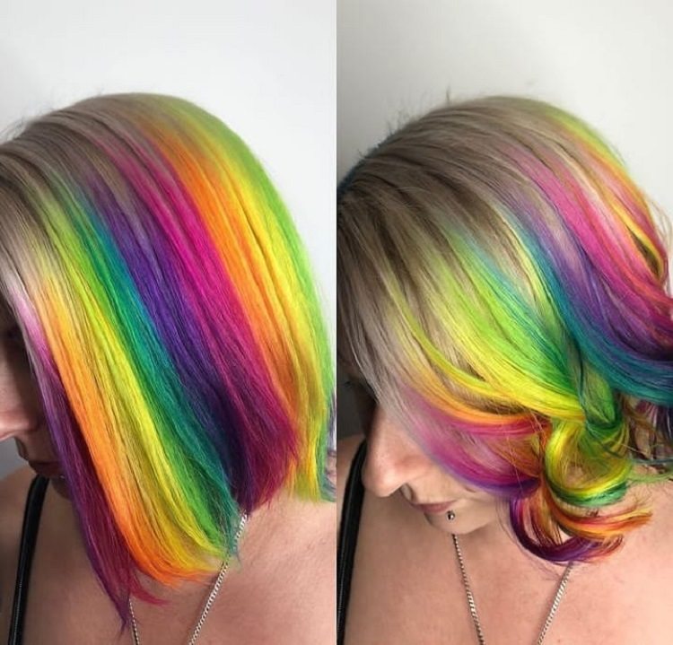 Tiza para el cabello: ¿cómo usar este colorante lavable? 1 - 【MioEstilo】 unicornioduro Exprésate en color con la moderna crayola para el pelo