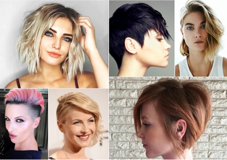 ideas de moda 2018 cortes y peinados mujer pelo corto