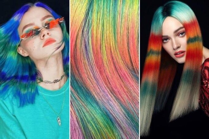Pelo de varios colores en degrade: 8 ideas geniales Tye and die cheveux