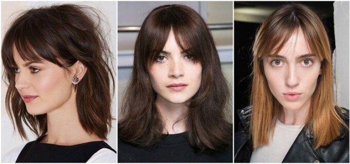 Corte cuadrado con flequillo de tipo cortina: ¿acierto o error? coiffure avec frange rideau cheveux courts tendances 2021