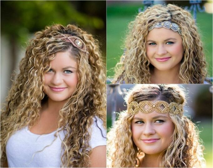 coiffure cheveux boucles cheveuxdetaches boucles serre tete