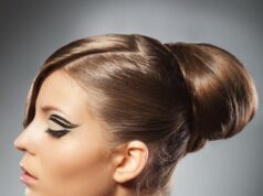 coiffure femme printemps 2015 queue cheval chignon frange raie