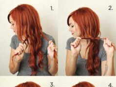 coiffure simple cheveux long tresse etape par etape