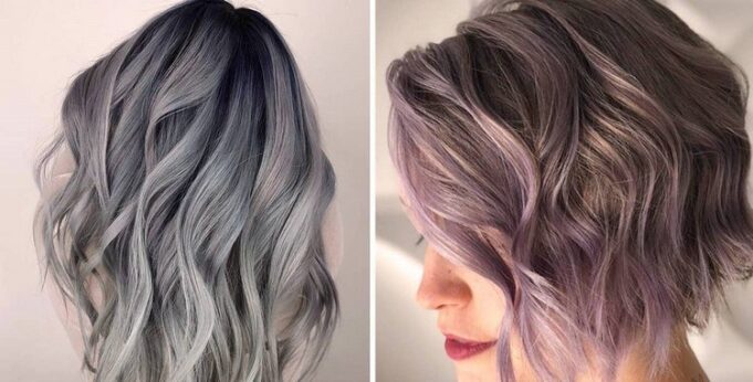 Estilo de cabello ahumado: el tono de este año con múltiples facetas seductoras coloraton rose pastel smoky lob bob ombre tendance 2021