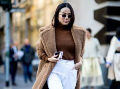 comment porter le jean blanc en hiver printemps 2022 mode femme