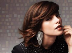 couleur marron glace balayage cheveux