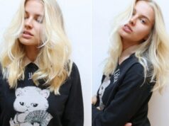 coupe cheveux blonds mi longs blonde platine1