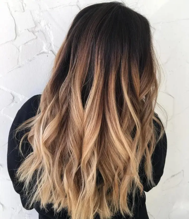 ombré cabello largo 2022 nueva tendencia de coloración capilar