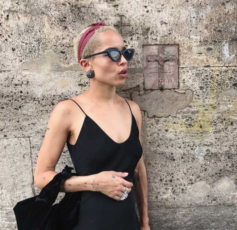 ¿Está de moda el corte de cabello rapado nuevamente? 1 - 【MioEstilo】 zoe kravitz pelo rapado mujer pelo rapado
