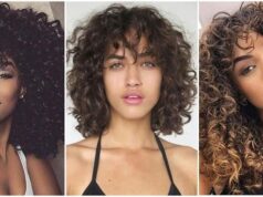 frange rideau pour cheveux boucles frises court long crepus