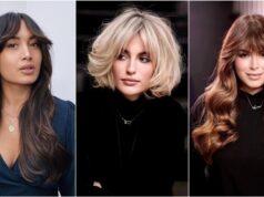 frange rideau tendance 2021 selon la morphologie et le type de cheveux