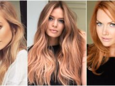 idees coloration cheveux blond fraise nuances cuivrees variees