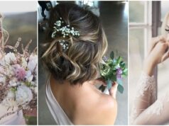 idees originales coiffure wavy mariage cheveux court mi long