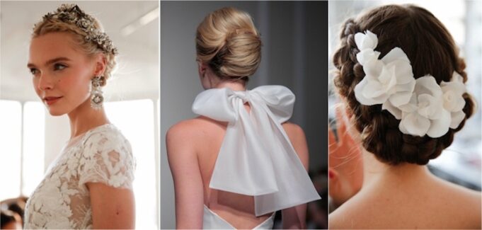 idées coiffure mariage 2018 styles variés podiums de mode