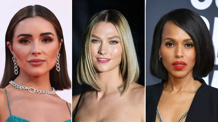 peinado bob en porciones corte cuadrado tendencia invierno 2022