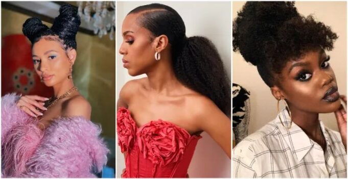 meilleure coiffure cheveux afro nouvel an 2021 fille femme defrise boucle long court