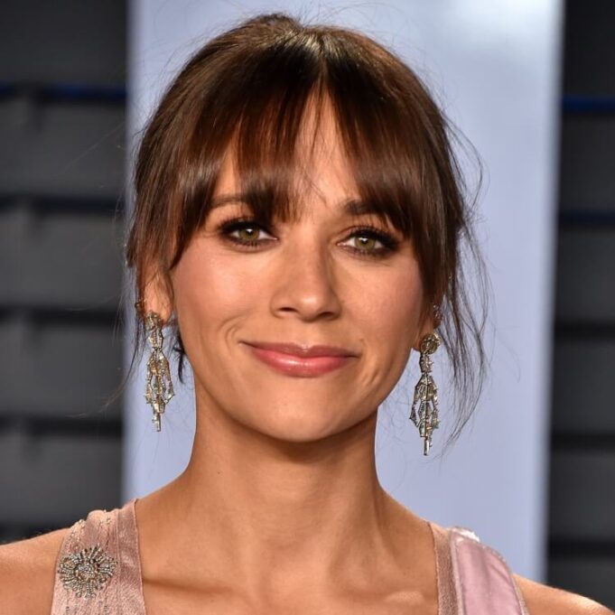 quelle frange pour cheveux fins choisir idées inspirantes Rashida Jones