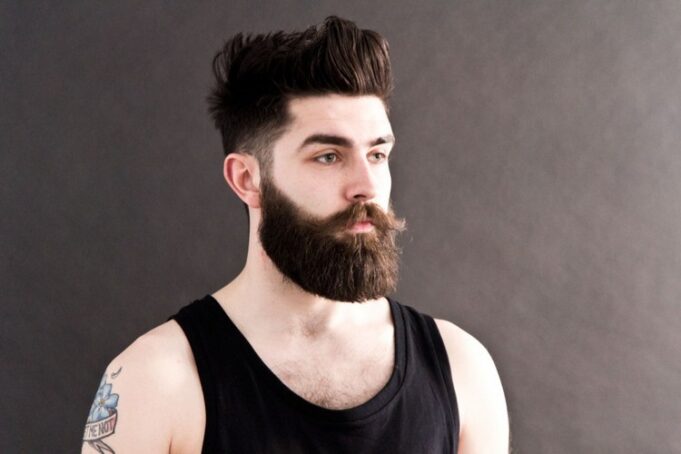 style barbe tendance 2016 barbe hipster longue rasé côté long dessus