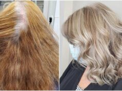 techniques pour realiser des meches sur cheveux gris