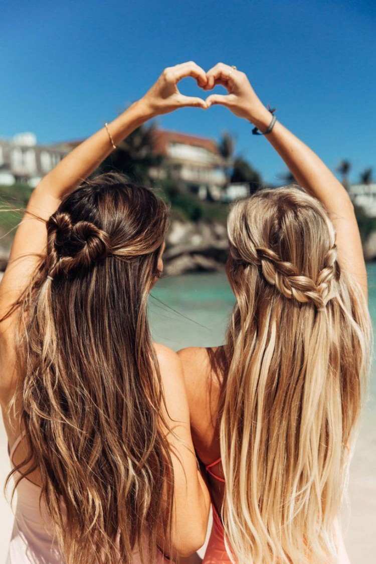 ¡Más de 30 sugerencias prácticas para el cabello que puedes probar en el verano actual! 1 - 【MioEstilo】 Peinado de playa fácil top ideas de verano 2018 pelo largo suelto colorido