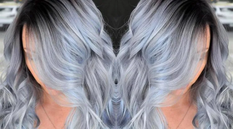 Cabello color "acero" 10 propuestas para incorporarlo con estilo 1 - 【MioEstilo】 El tono de cabello rubio Acero en el Cabello oculta los matices grises.