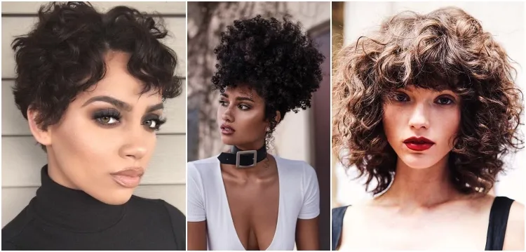 ¿Corte de tendencia con flequillo rizado? ¡Aquí te mostramos cómo romper el estigma del cabello este otoño! 1 - 【MioEstilo】 ideas cortes peinados tendencia rizado flequillo cabello natural